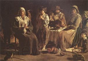 Louis Le Nain Peasant Family in an Interior (mk05)